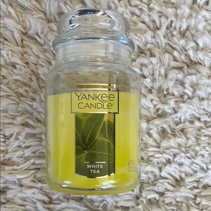 RARE Yankee Candle White Tea Large Jar